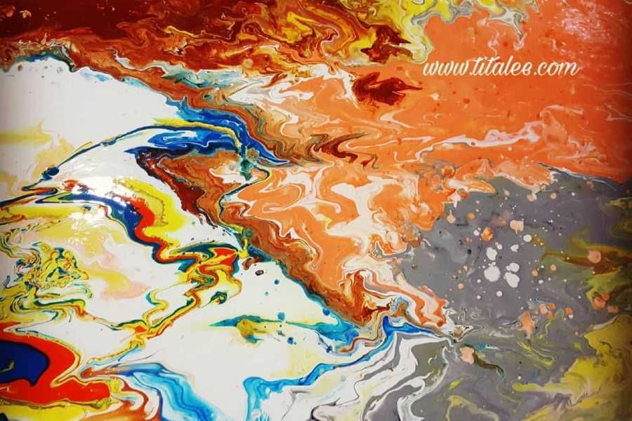 Fluid-Art Painting