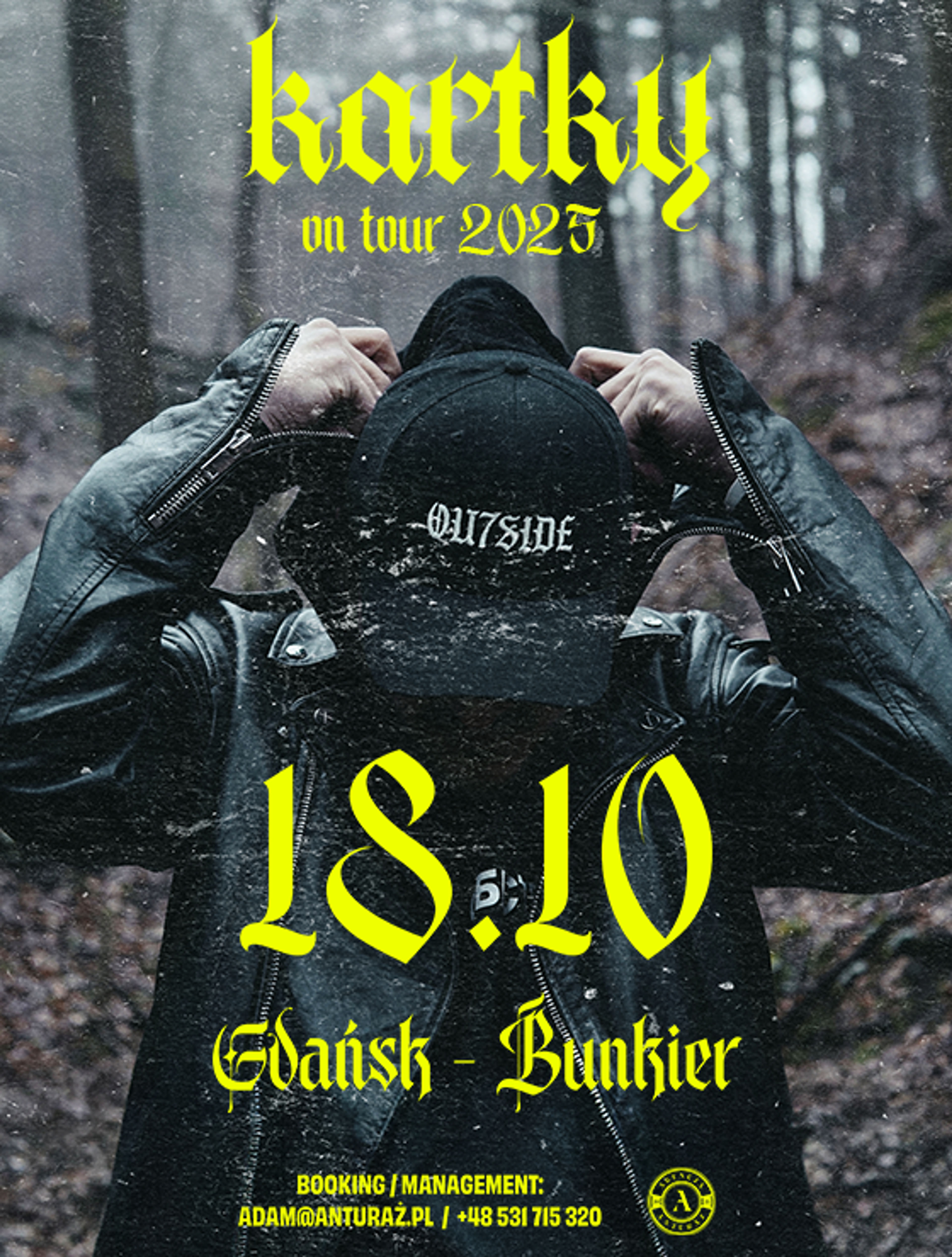 Plakat wydarzenia "KARTKY GDAŃSK | 18.10 BUNKIER"
