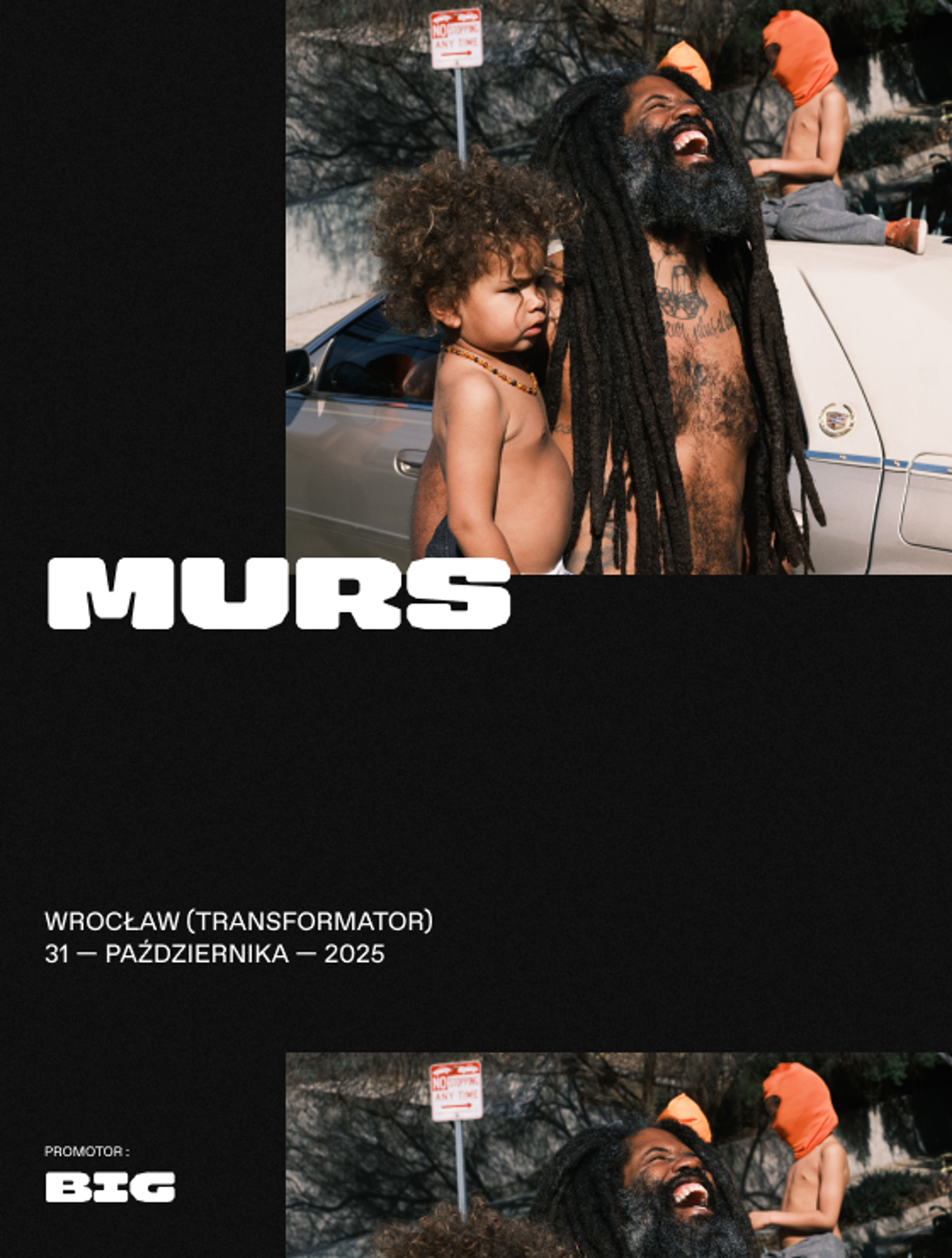 Event poster "Murs @Wrocław Transformator"