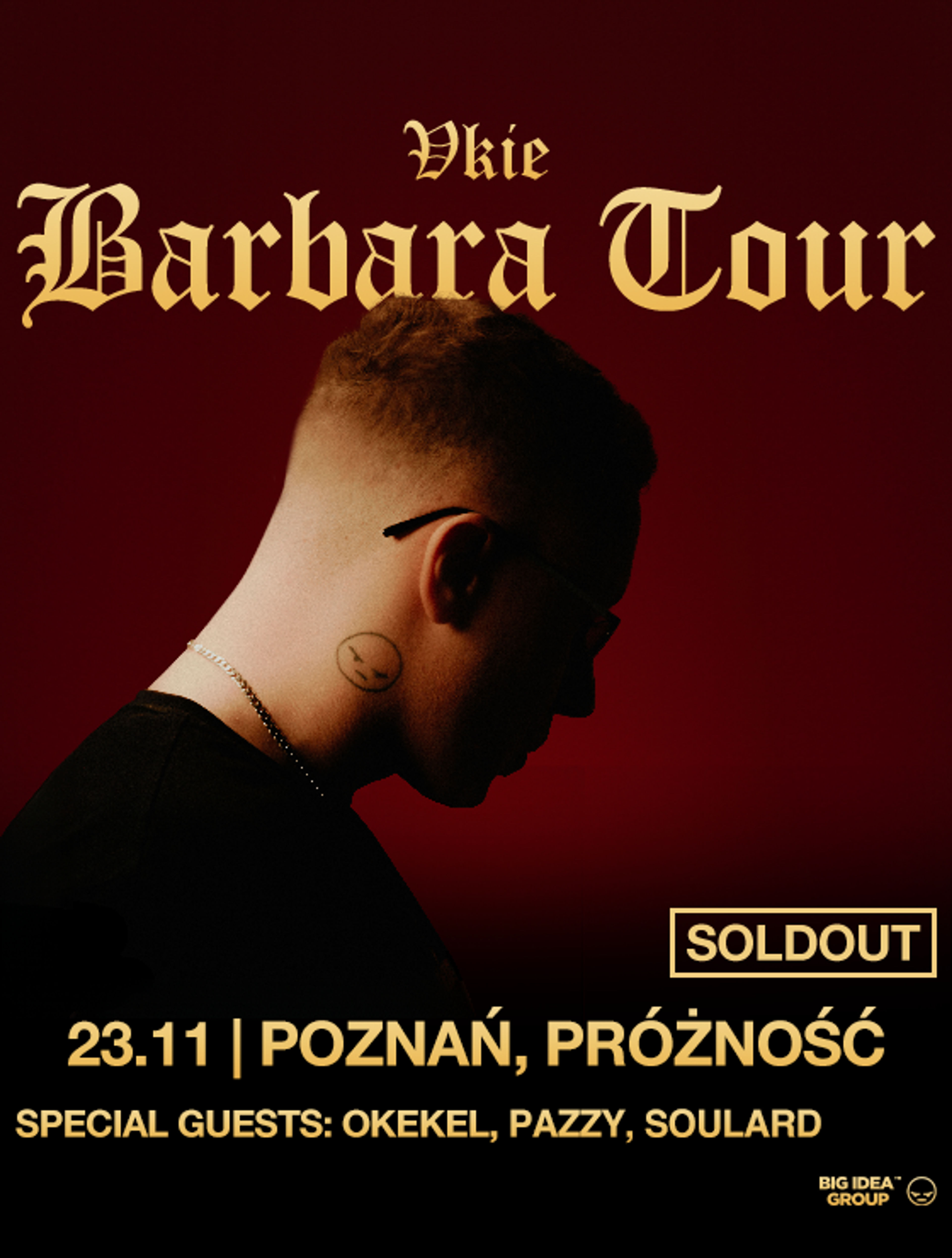 Plakat wydarzenia "VKIE | BARBARA TOUR @POZNAŃ"