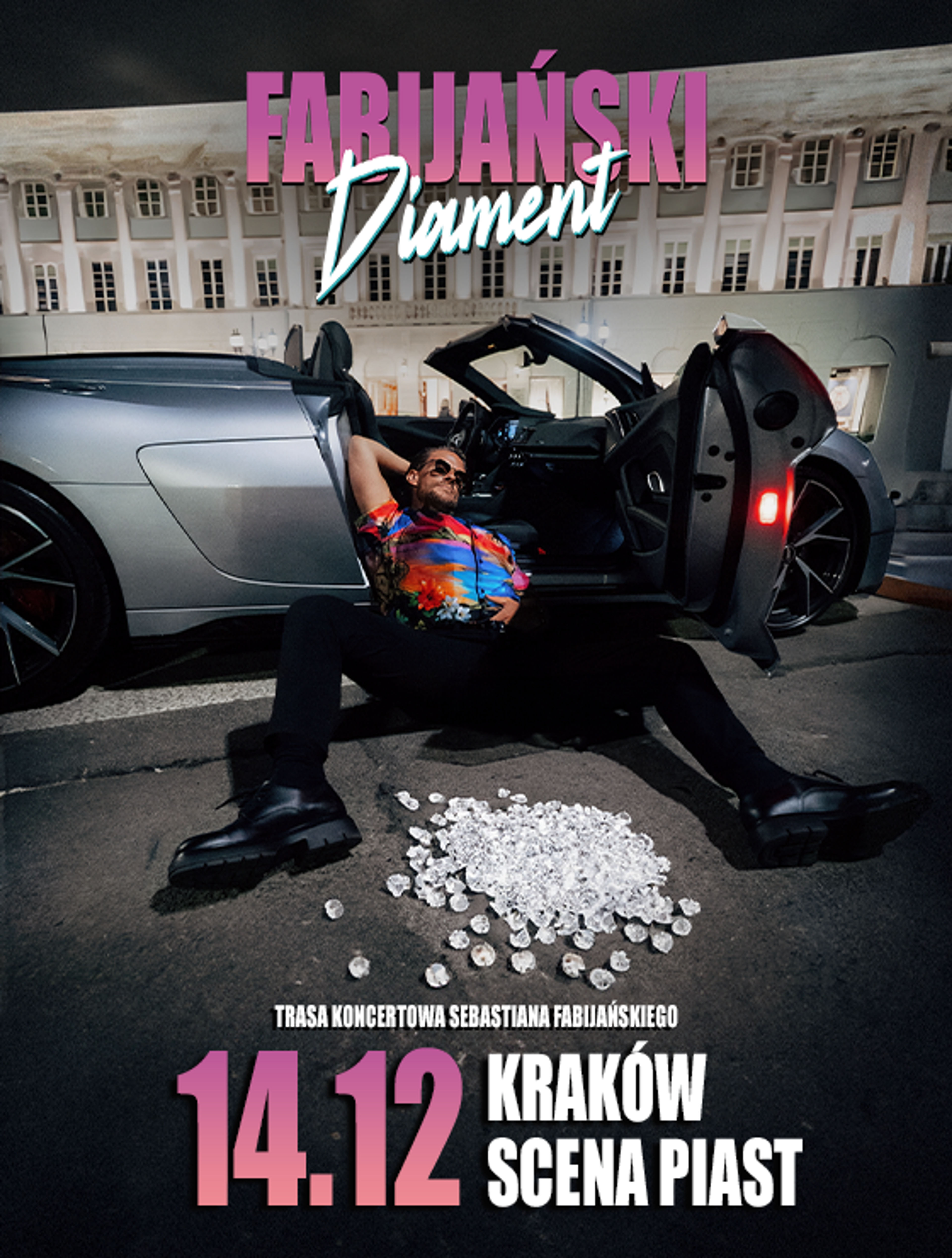 Plakat wydarzenia "Sebastian Fabijański Diament Tour @Kraków"