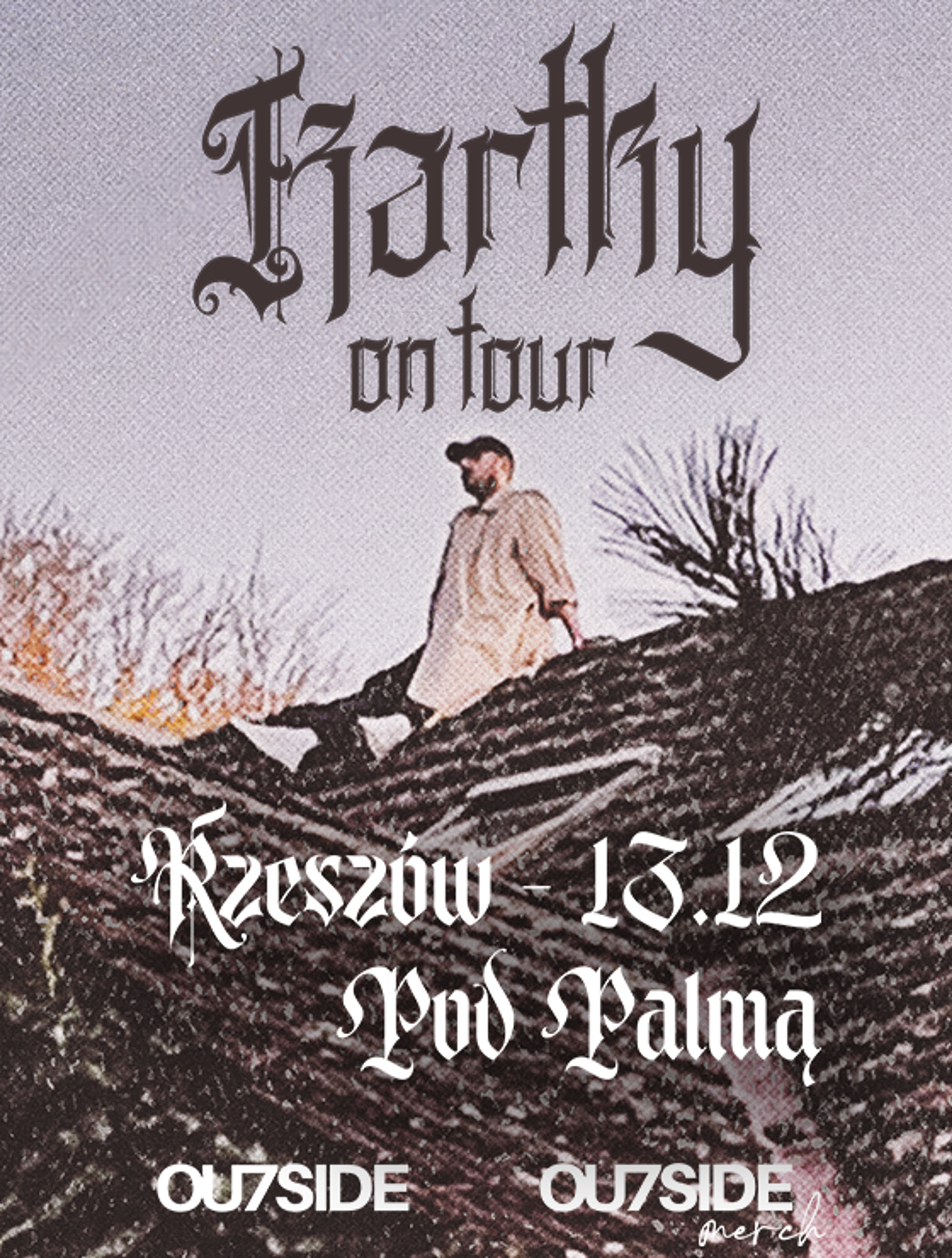 Event poster "Kartky on tour @Rzeszów"