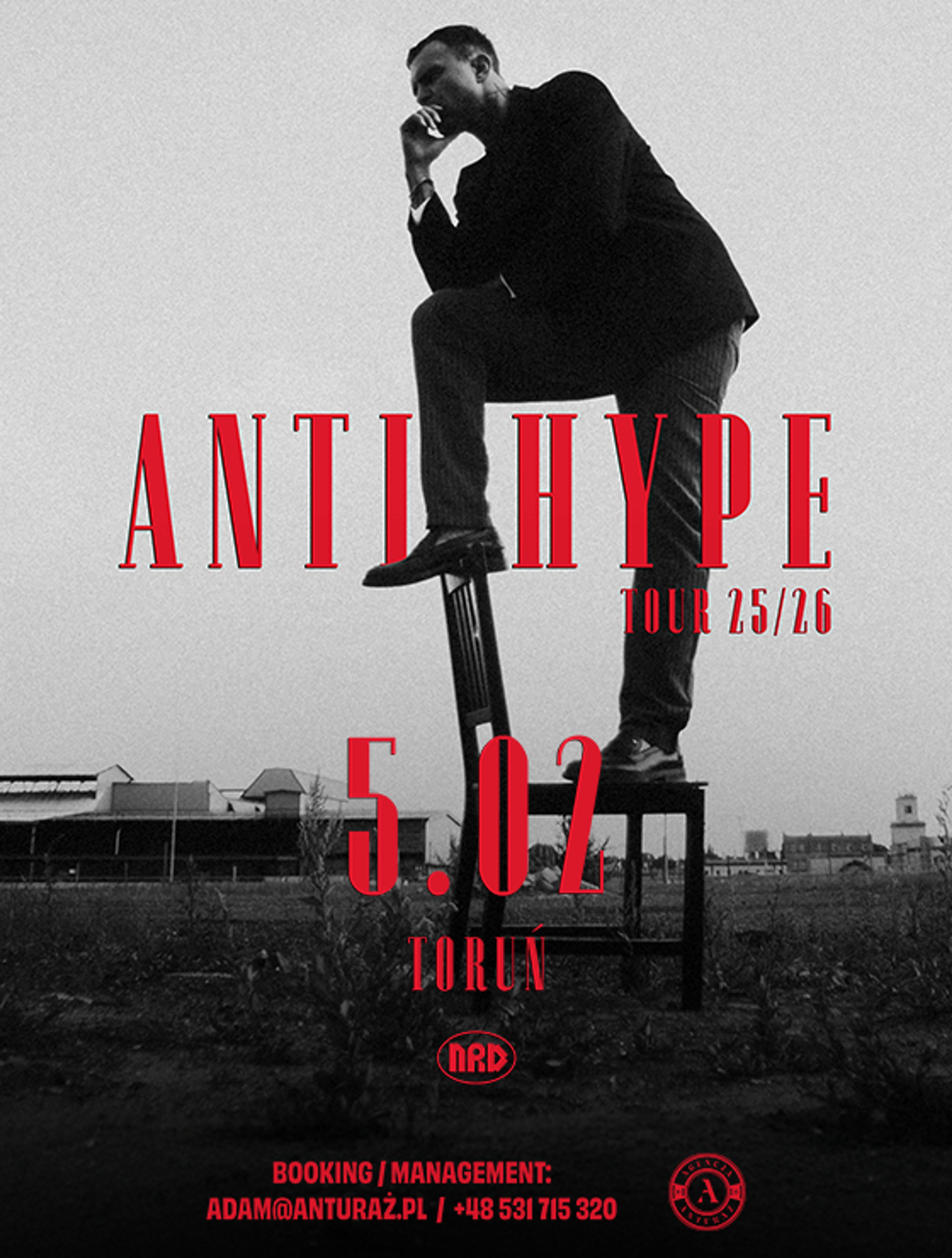 Event poster "SARIUS PROJEKCJE | 05.02 TORUŃ"