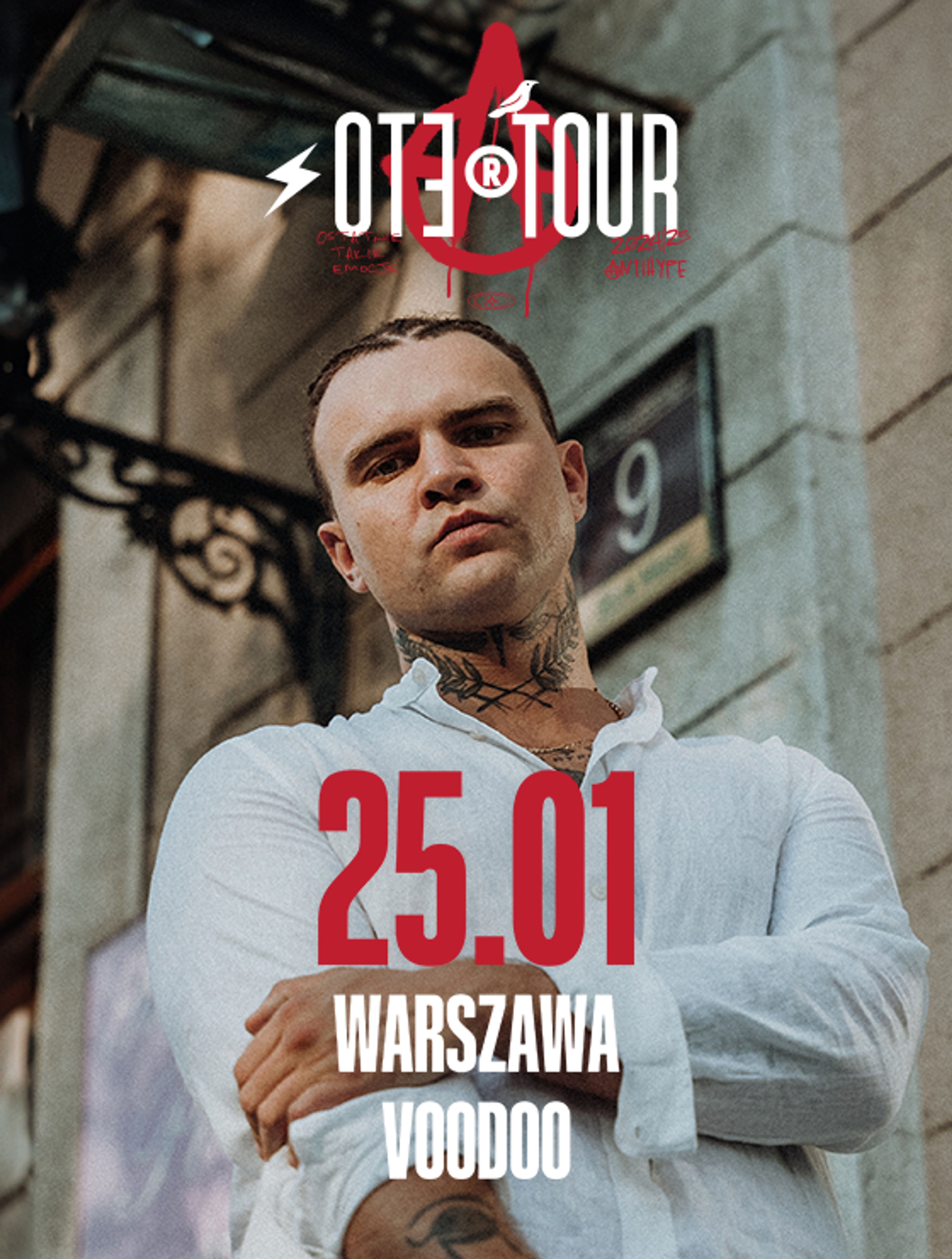 Event poster "Sarius OTE Tour @Warszawa"