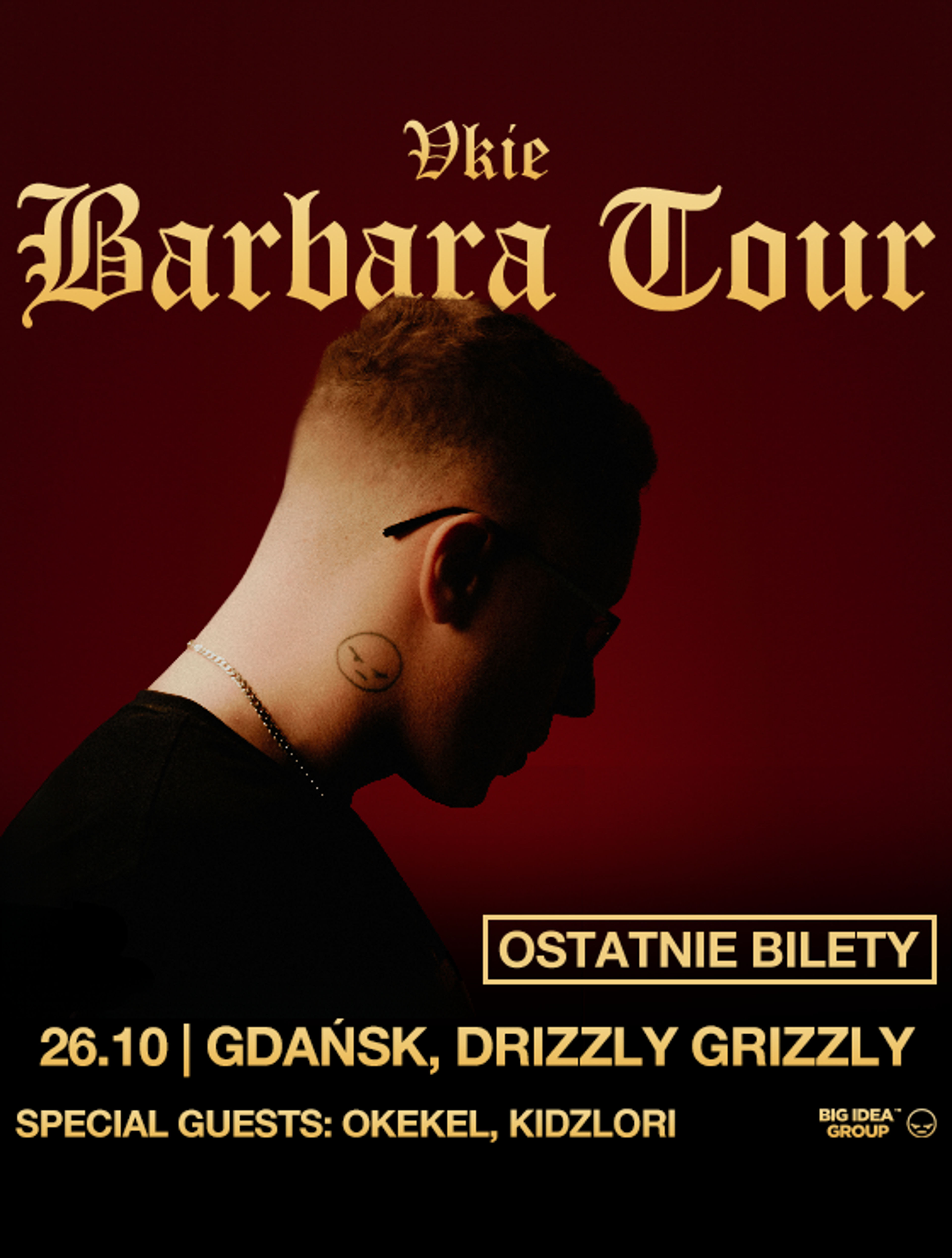 Plakat wydarzenia "VKIE | BARBARA TOUR @GDAŃSK"
