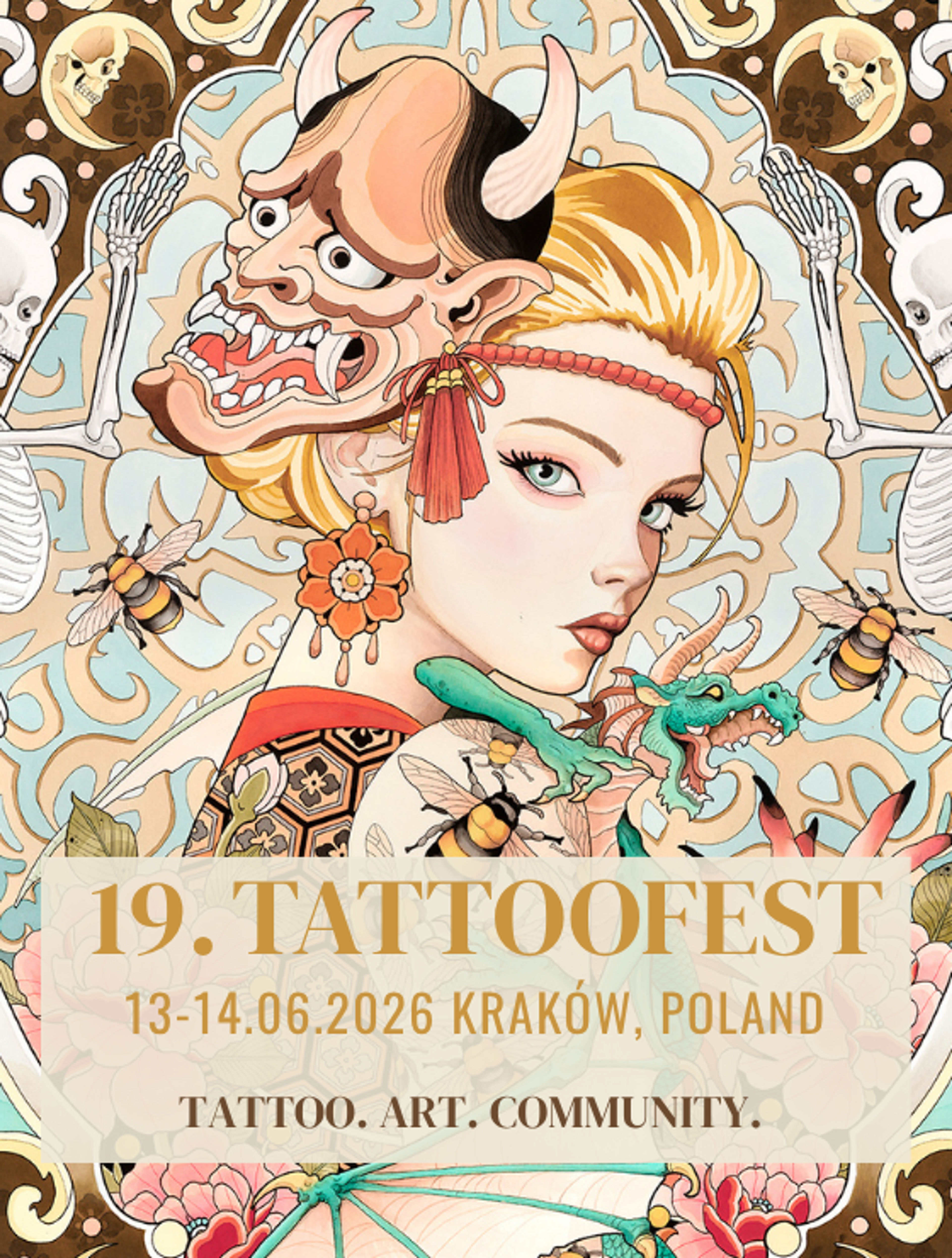Plakat wydarzenia "19. Tattoofest Convention | Festiwal Tatuażu "
