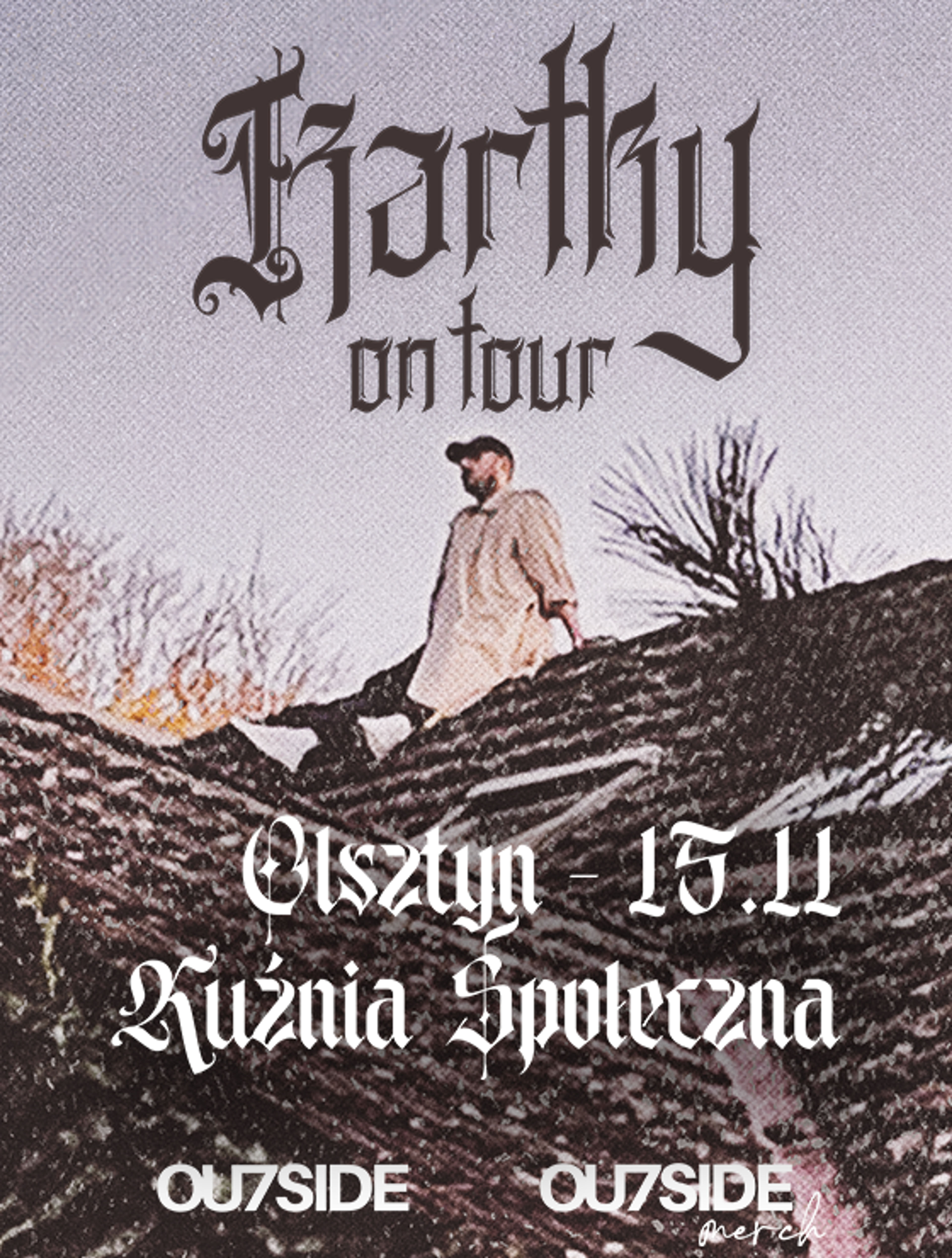 Event poster "Kartky on tour @Olsztyn"