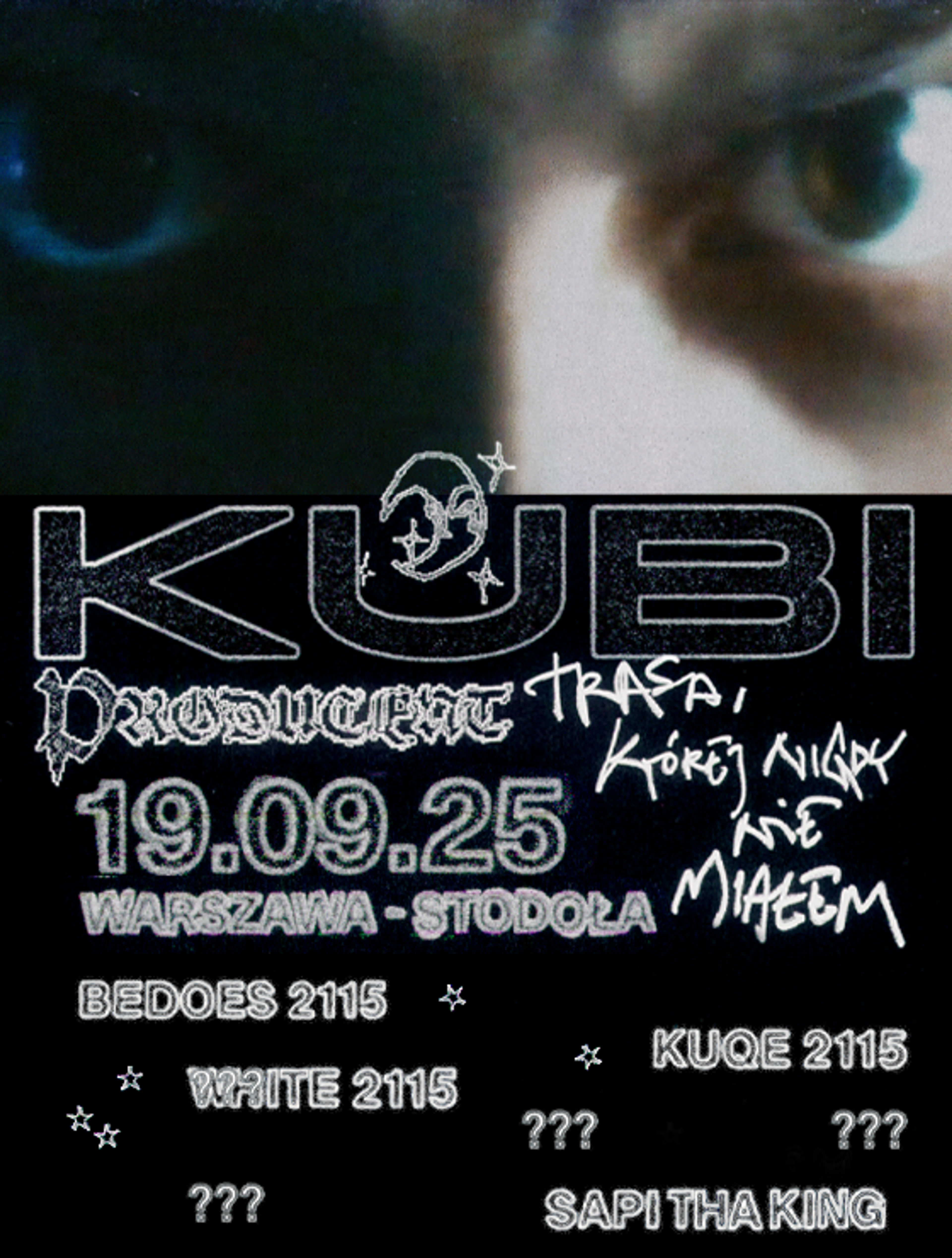 Plakat wydarzenia "KUBI PRODUCENT | TRASA, KTÓREJ NIGDY NIE MIAŁEM @WAW"