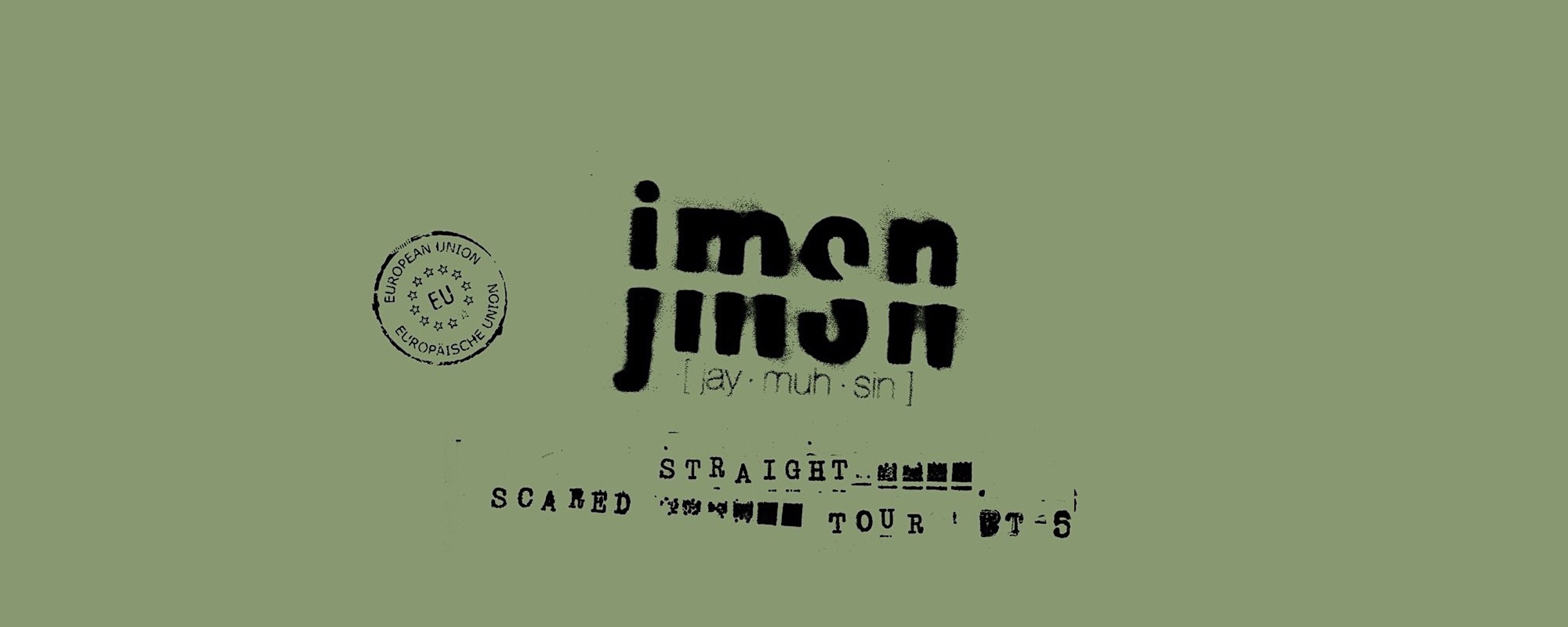 Plakat wydarzenia "JMSN Straight Scared Tour 26"