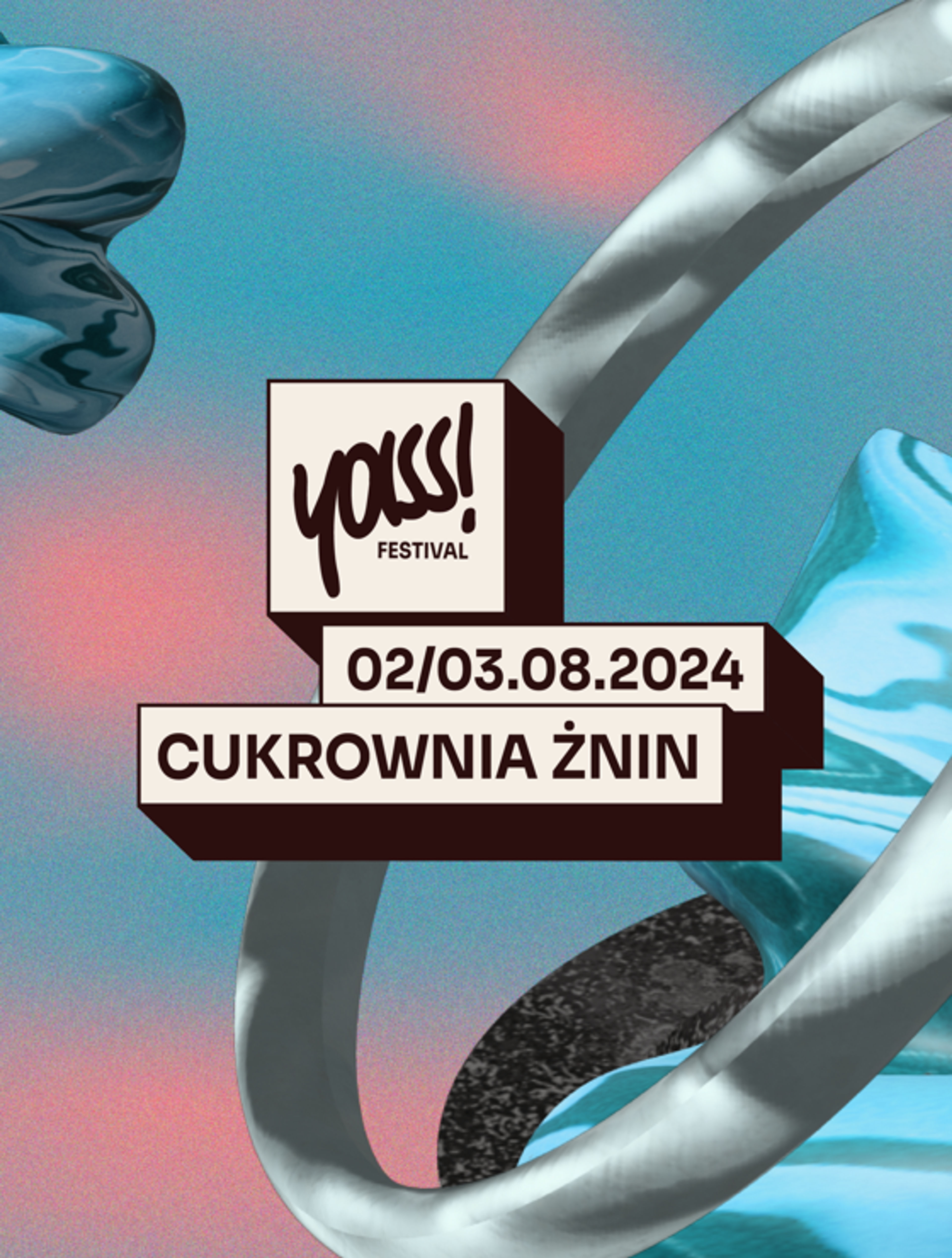 Event poster "YASS! Festival @Cukrownia Żnin"