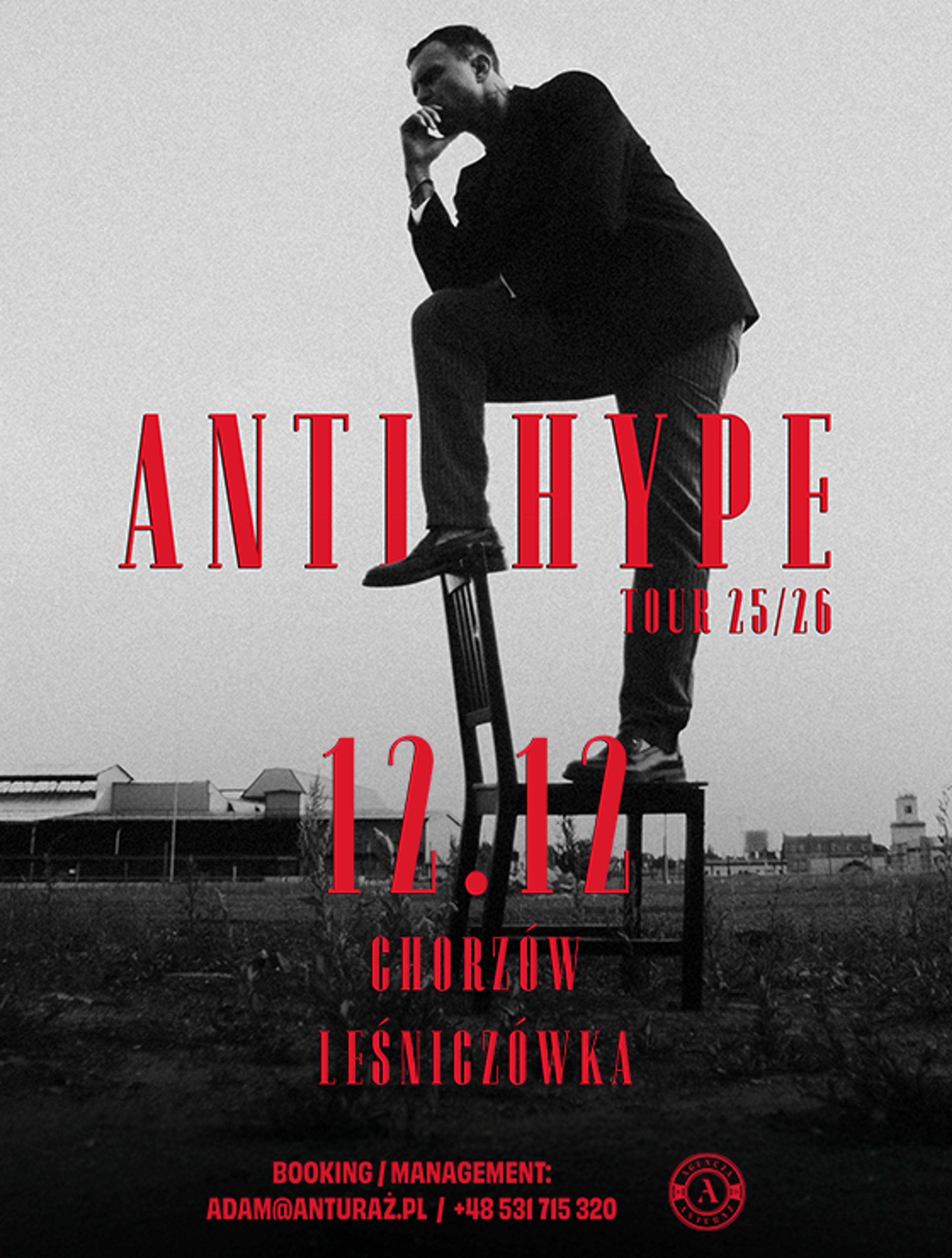 Plakat wydarzenia "SARIUS PROJEKCJE | 12.12 Chorzów"