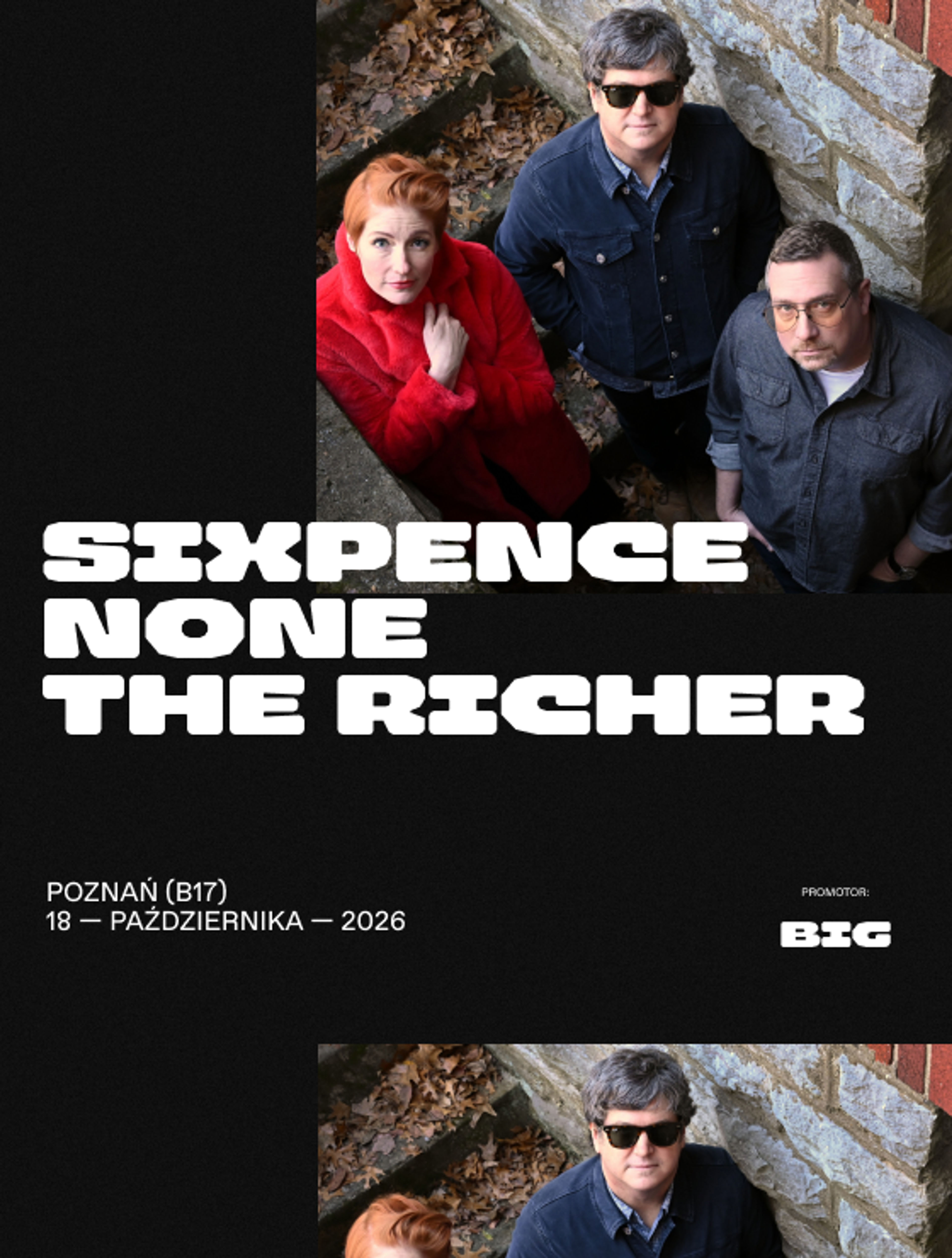 Event poster "Sixpence None The Richer @Poznań B17"