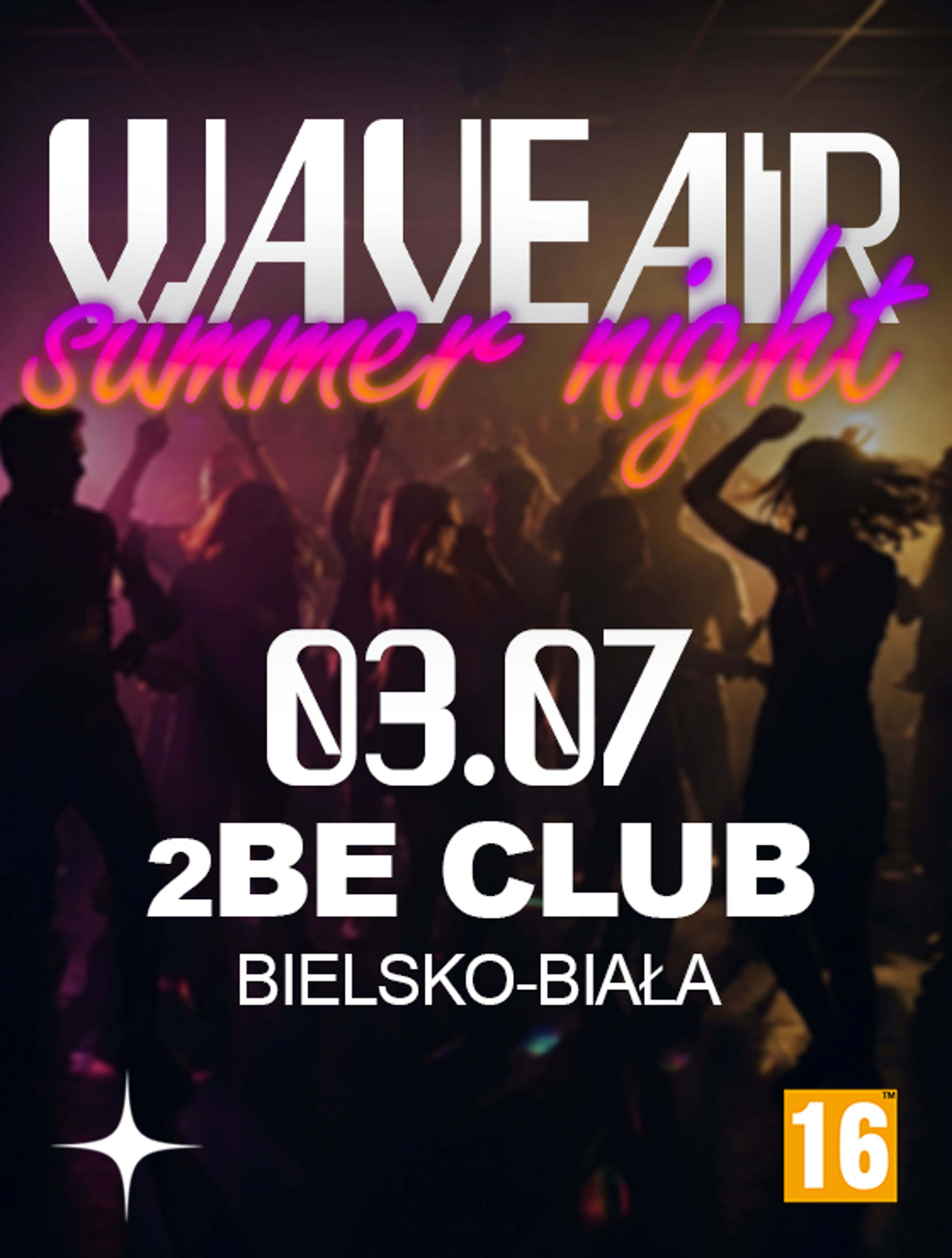 Plakat wydarzenia "WAVE AIR Summer Night vol. 1"