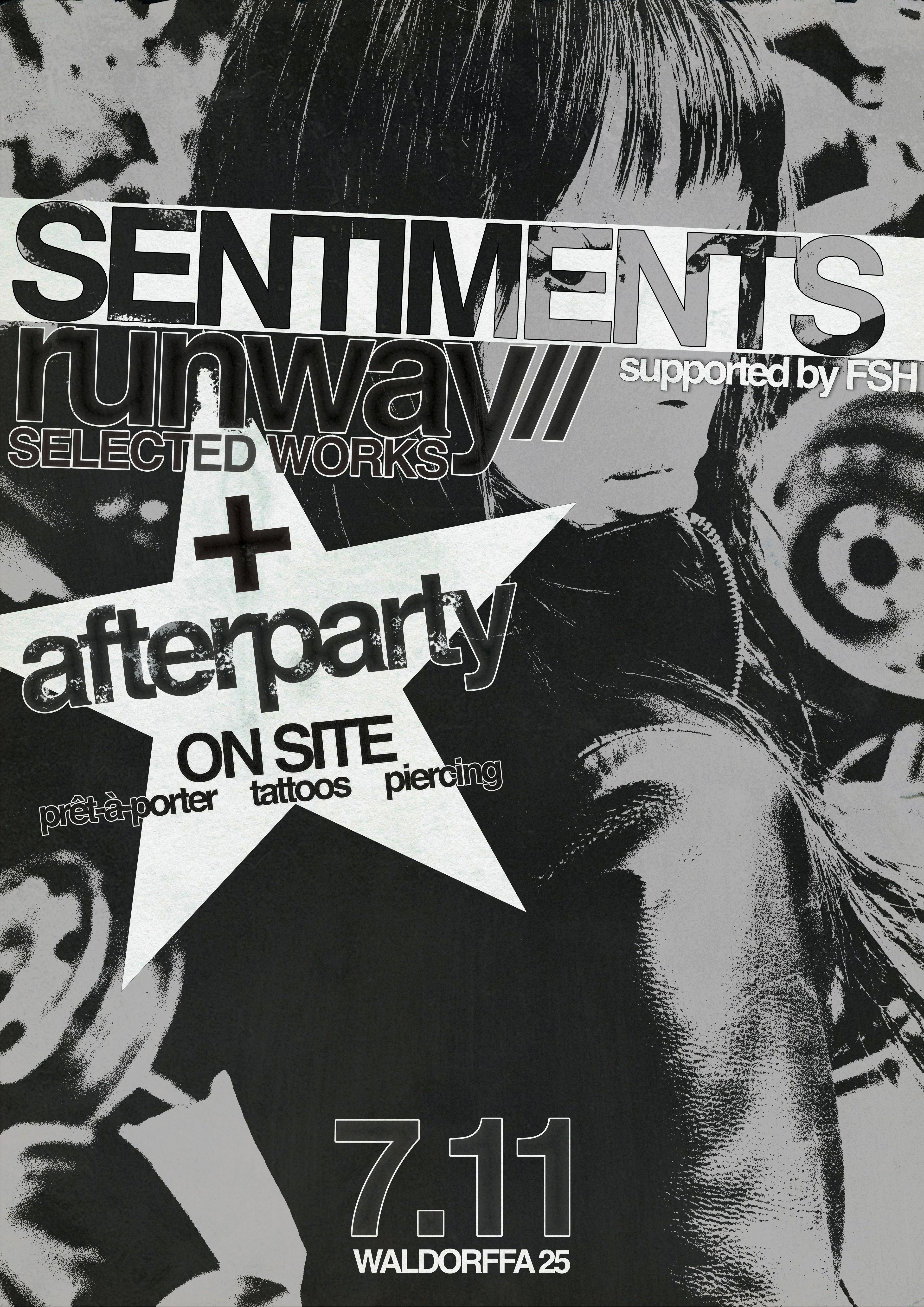 Plakat wydarzenia "SENTIMENTS X FSH FASHION SHOW"