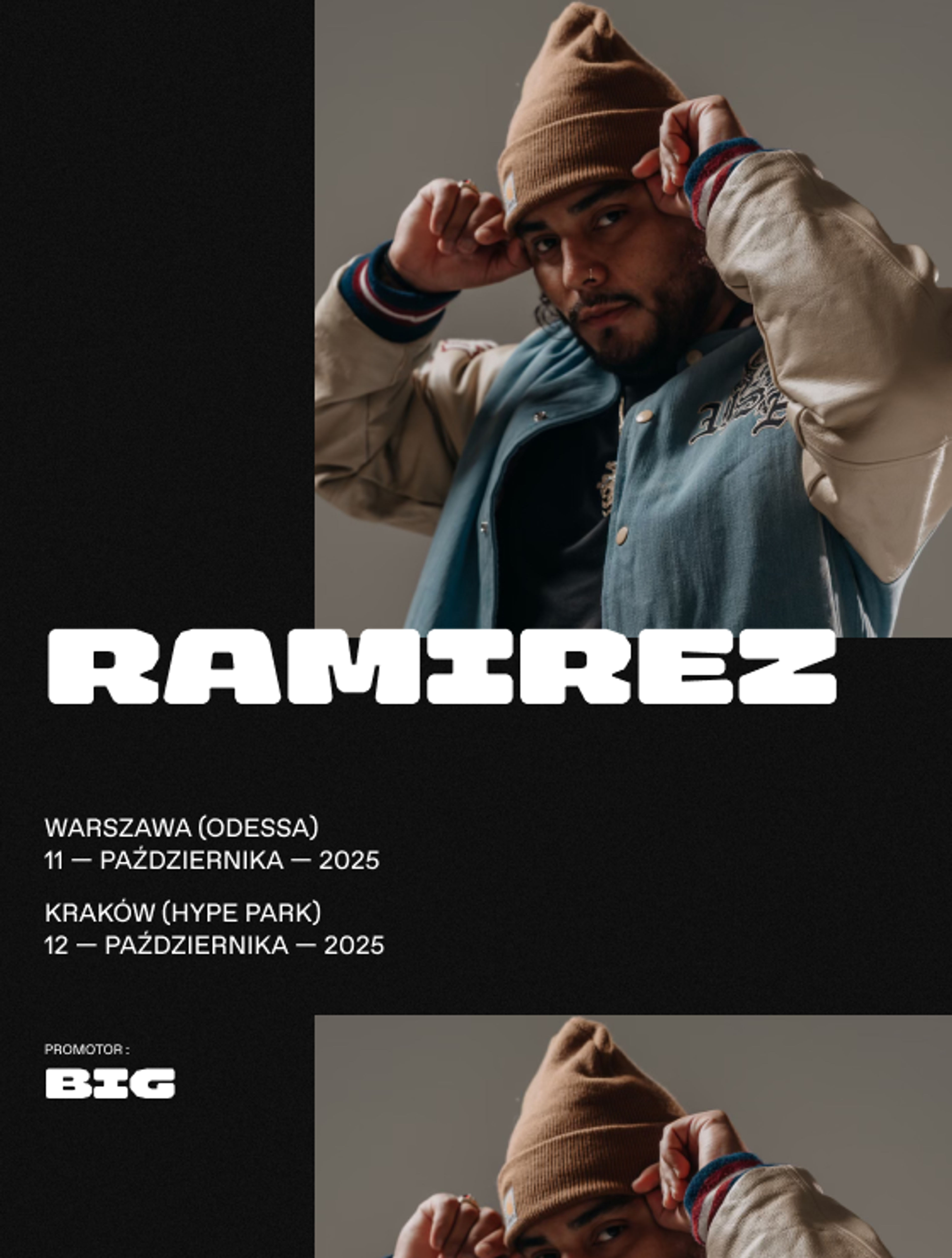 Event poster "Ramirez @Kraków Hype Park"
