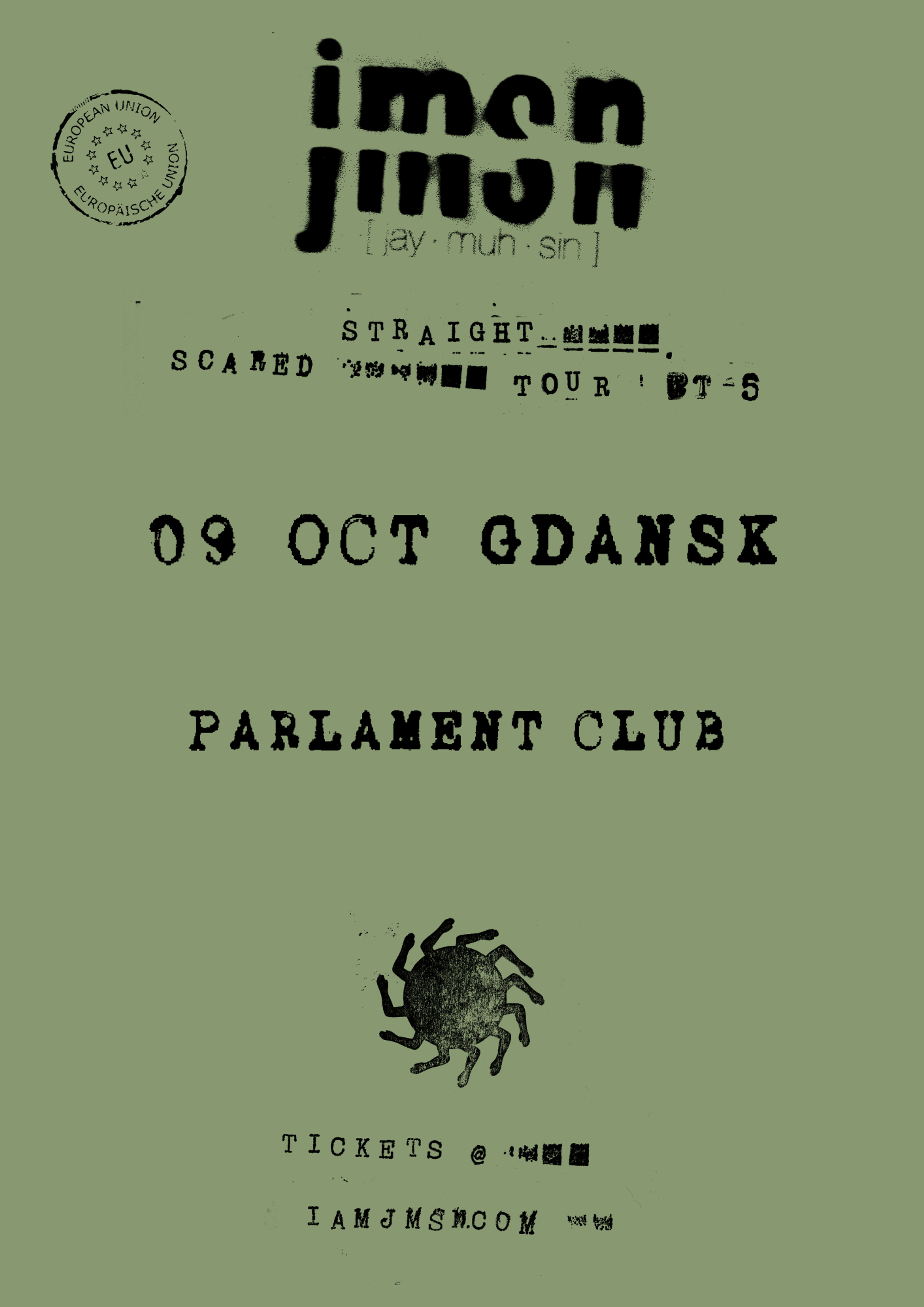 Plakat wydarzenia "JMSN - GDANSK - 09.10.2026"
