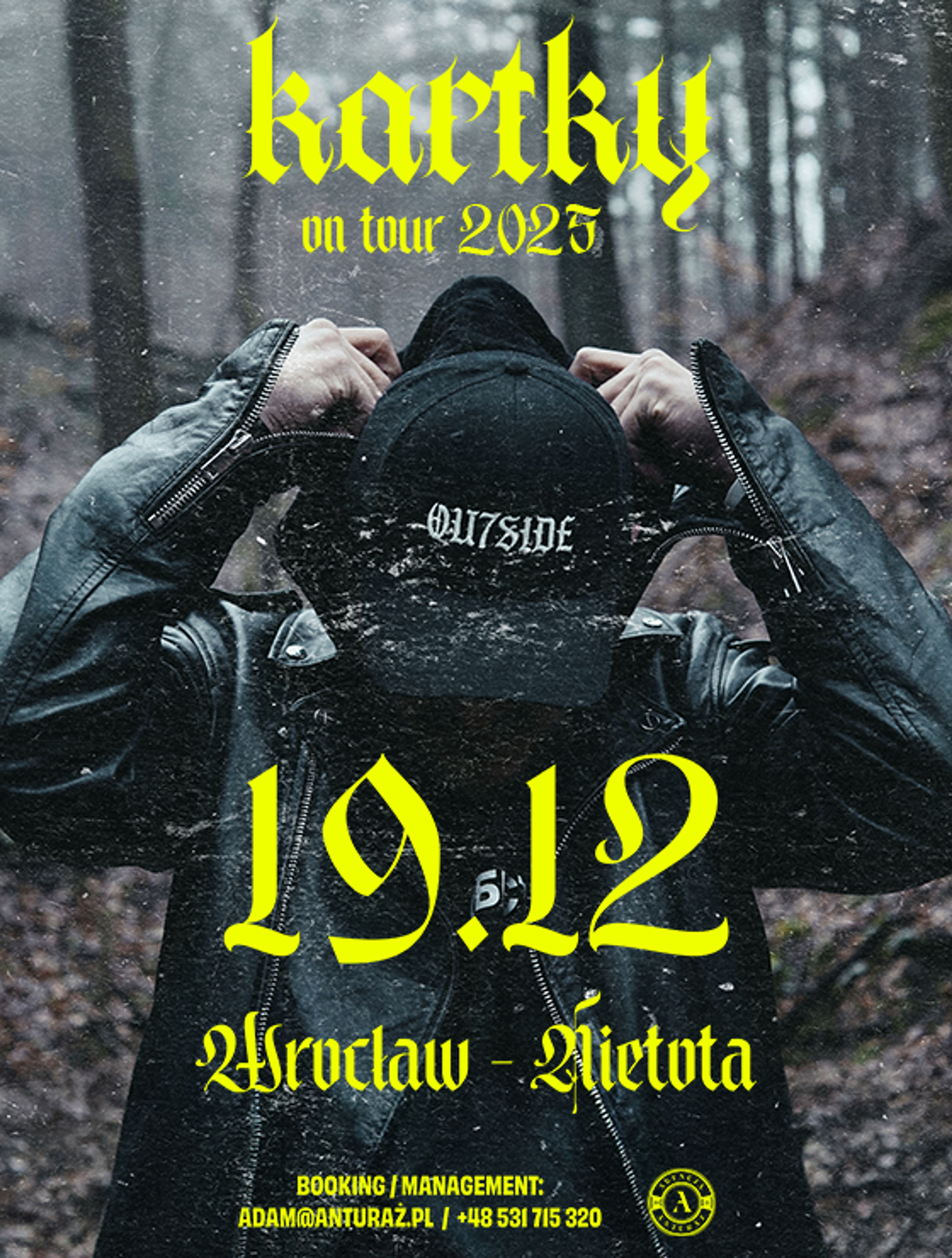 Event poster "KARTKY WROCŁAW | 19.12 NIETOTA"