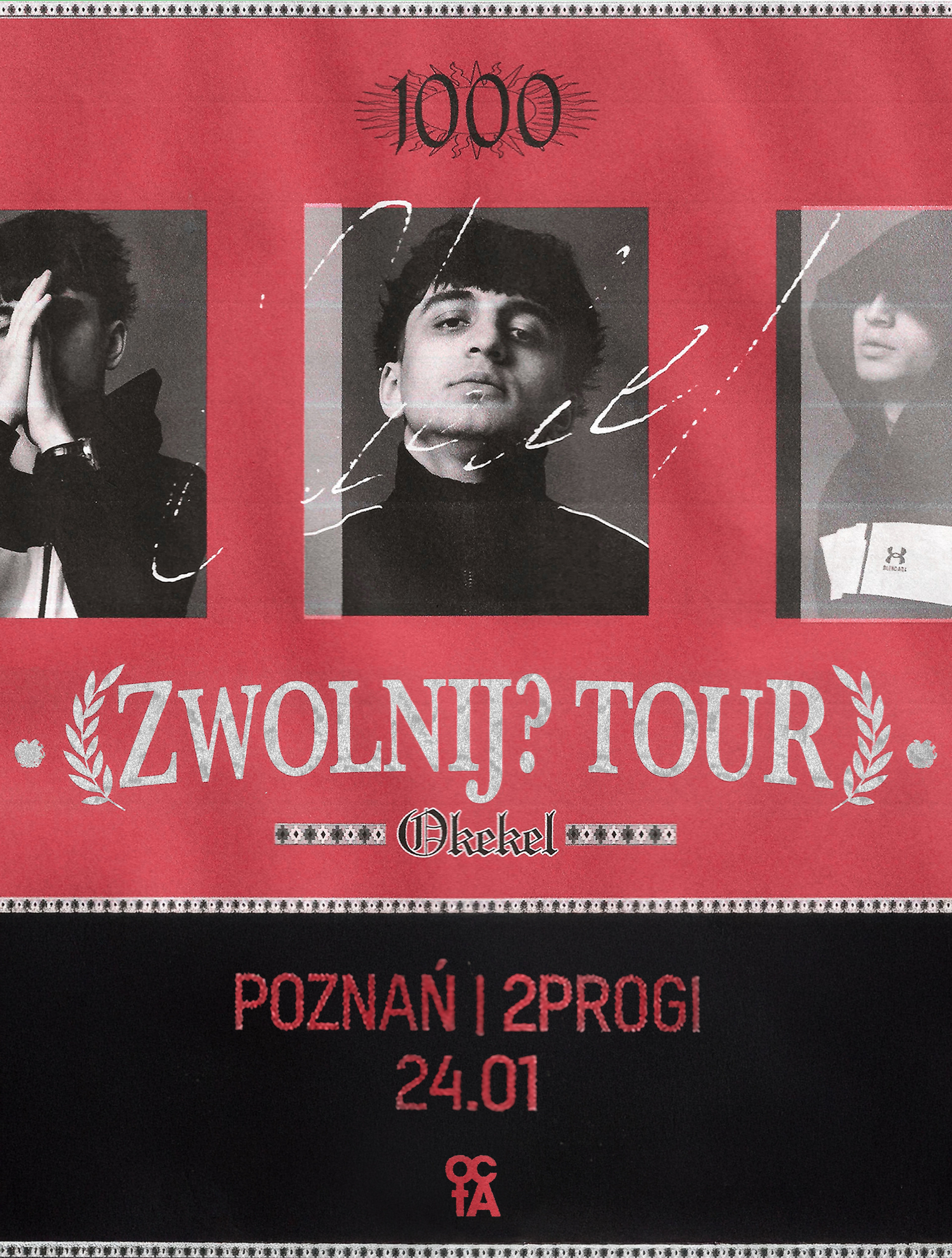 Plakat wydarzenia "OKEKEL ZWOLNIJ? TOUR POZNAŃ"