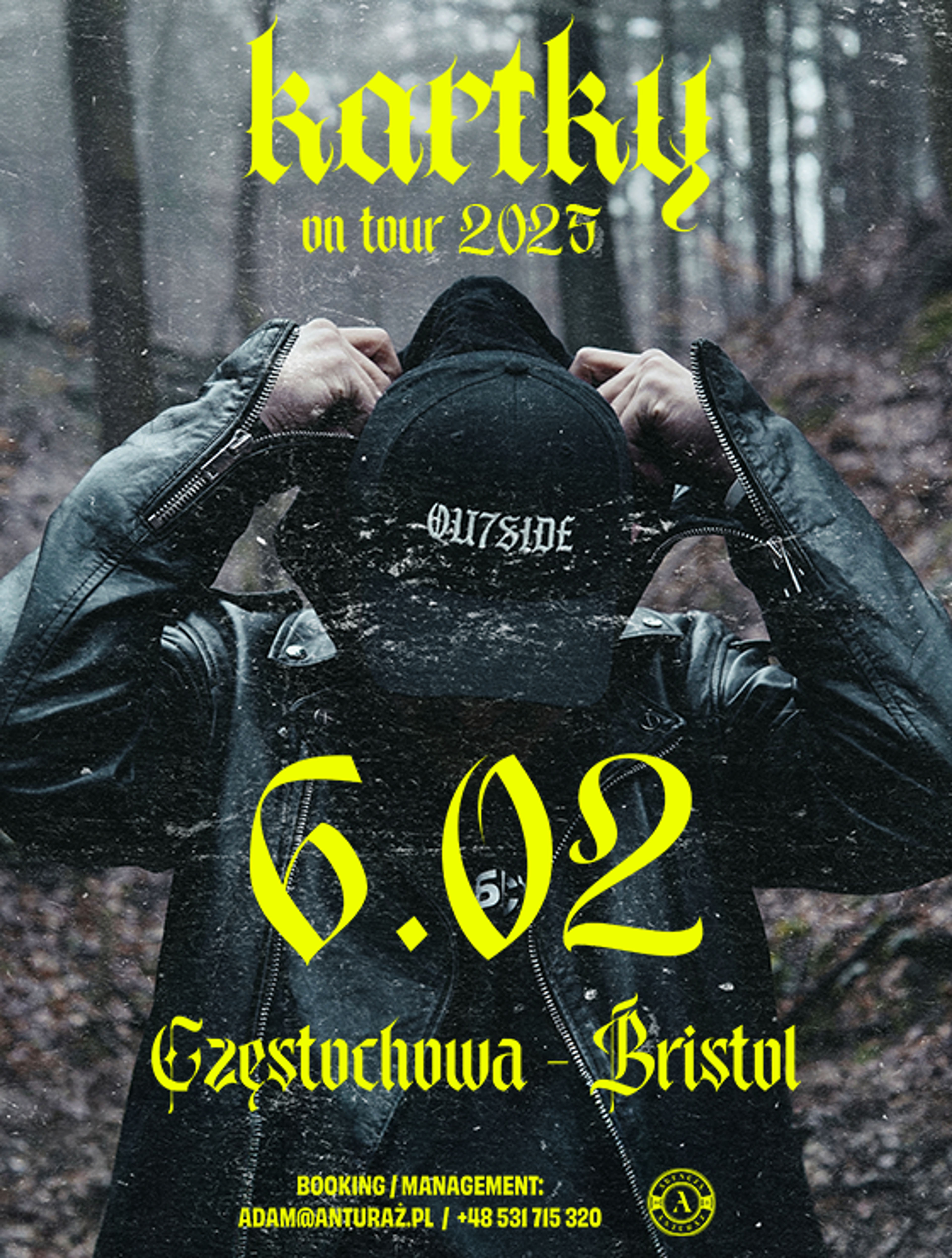 Plakat wydarzenia "KARTKY CZĘSTOCHOWA | 06.02 BRISTOL"