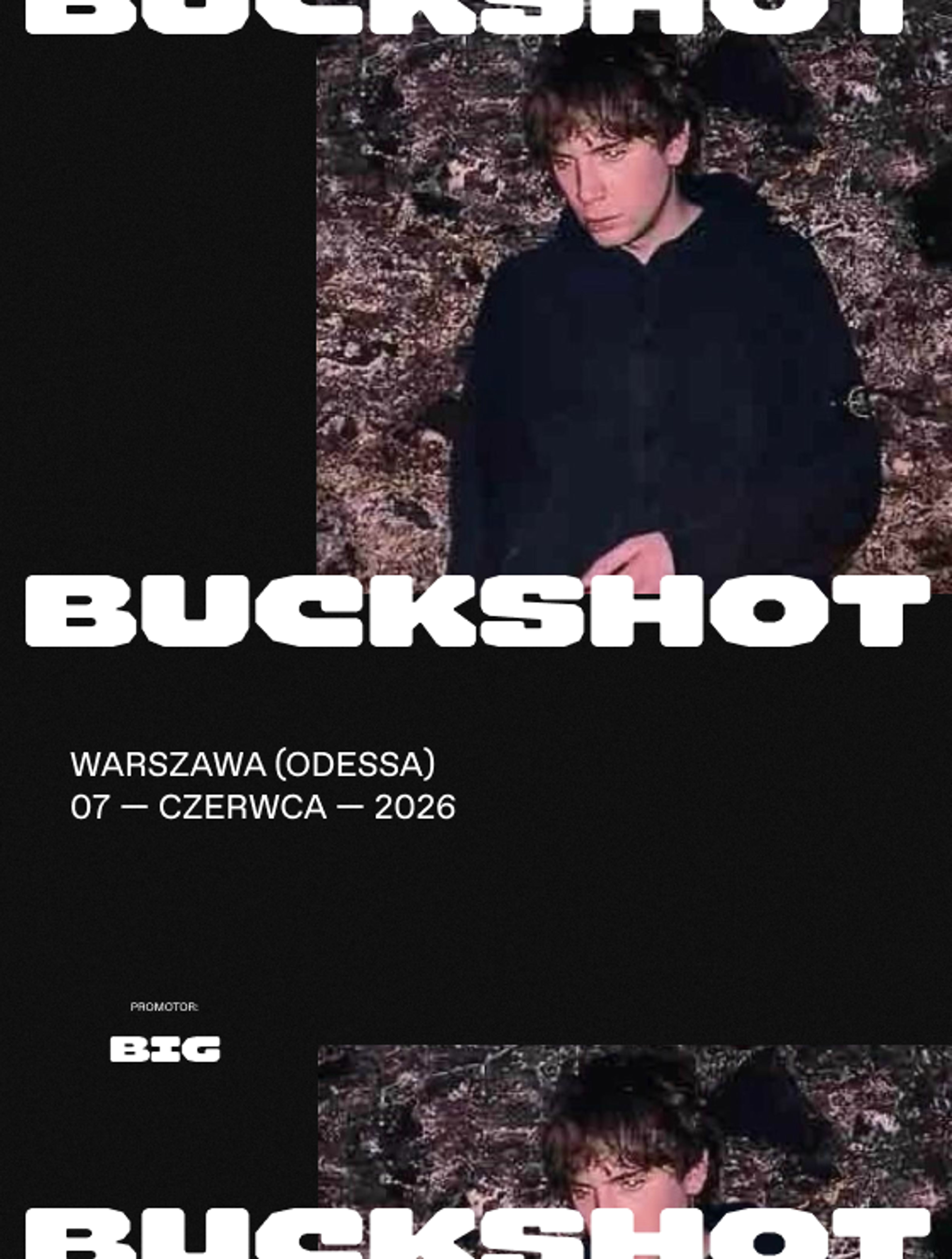 Plakat wydarzenia "Buckshot @Warszawa Odessa"