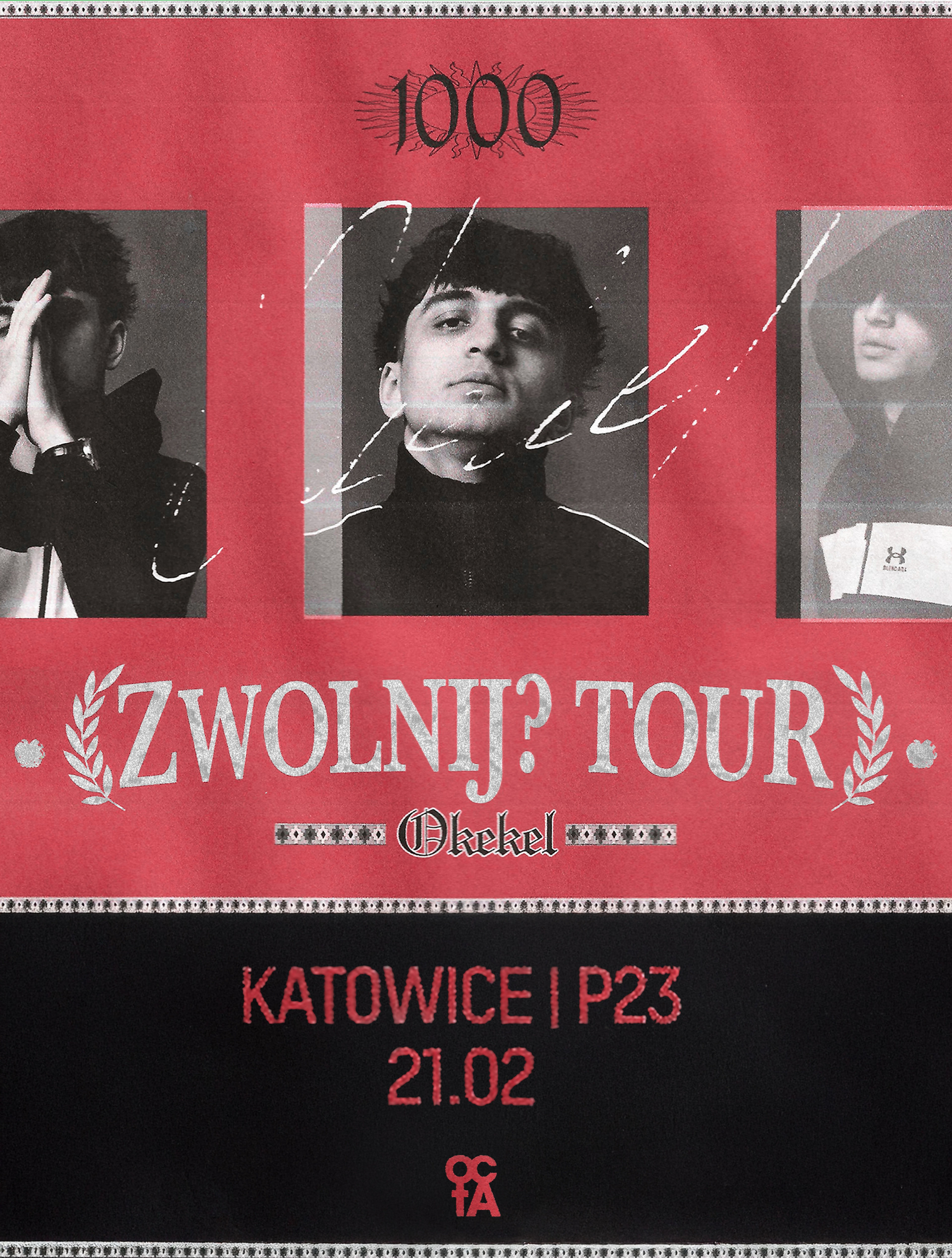 Plakat wydarzenia "OKEKEL ZWOLNIJ? TOUR KATOWICE"