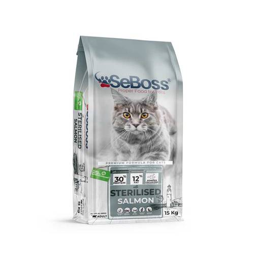 φωτογραφία προϊόντος SeBoss® Sterilised Cat Salmon 15kg petstore365.gr