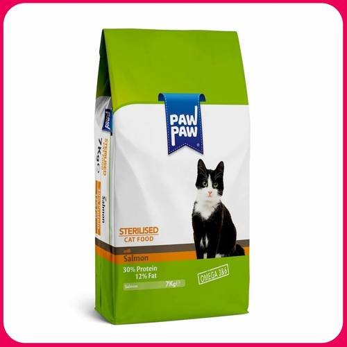 φωτογραφία προϊόντος Paw Paw Adult Cat Food Sterilised Salmon 15kg petstore365.gr