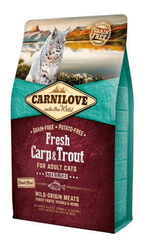 φωτογραφία προϊόντος Carnilove® Adult Fresh Carp & Trout Sterilised (2Kg) petstore365.gr