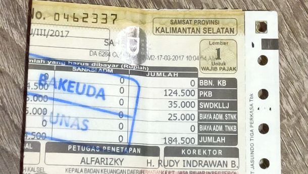 Pemprov Kalsel Bebaskan Denda Pajak Dan Bea Balik Nama Kendaraan Bermotor