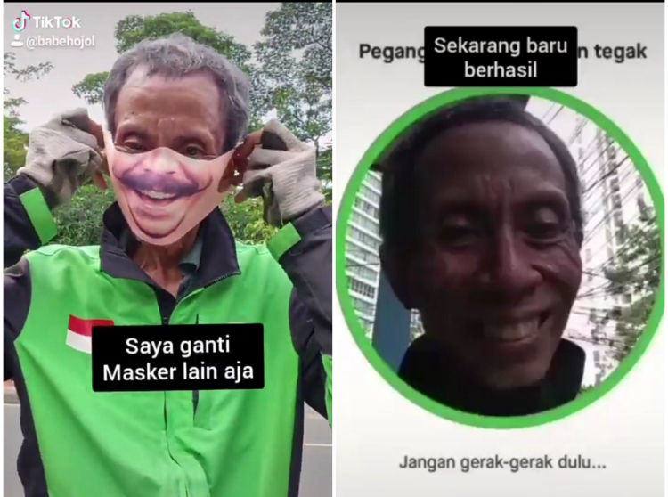 Driver Gojek Viral Ingatkan Manfaat Fitur Verifikasi Muka Lewat Tiktok