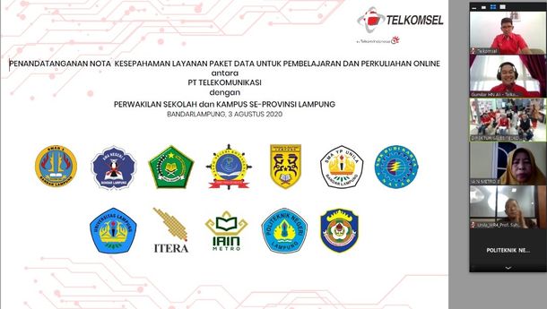 Layanan Cloudx Telkomsel Dukung Pembelajaran Jarak Jauh Untuk Kampus Dan Sekolah Di Lampung