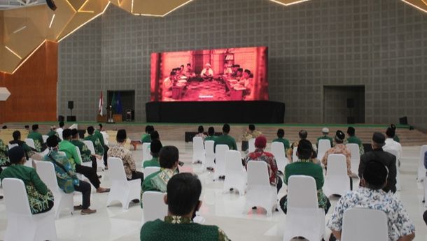 UMS Nobar Film 'Jejak Langkah Dua Ulama' Kisah Persahabatan dan Perjuangan Pendiri Muhammadiyah dan NU