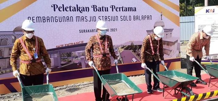 Stasiun Solo Balapan Bakal Dilengkapi Masjid Akbar Berkapasitas 600 Jamaah