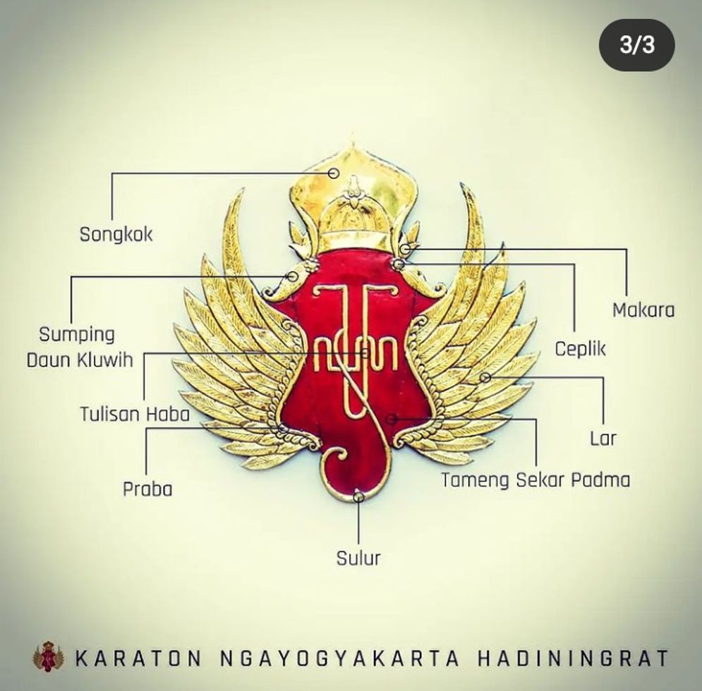 Lambang tersebut merupakan lambang kerajaan