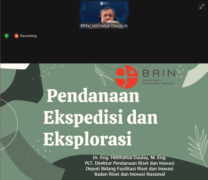 BRIN Siapkan Pendanaan untuk Ekspedisi dan Eksplorasi Riset dari Semua Kalangan Peneliti