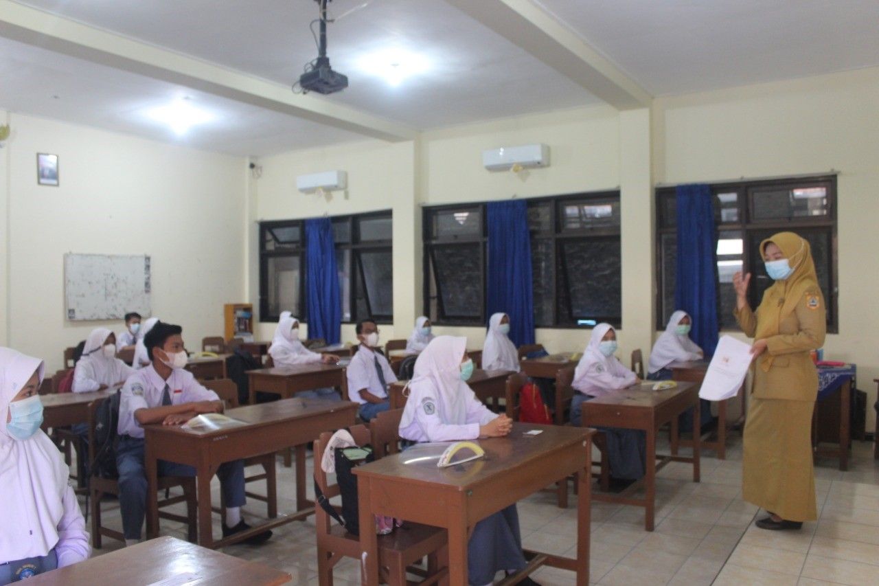 PTM Terbatas SMAN 1 Karanganyar Bangkitkan Minat Belajar Siswa