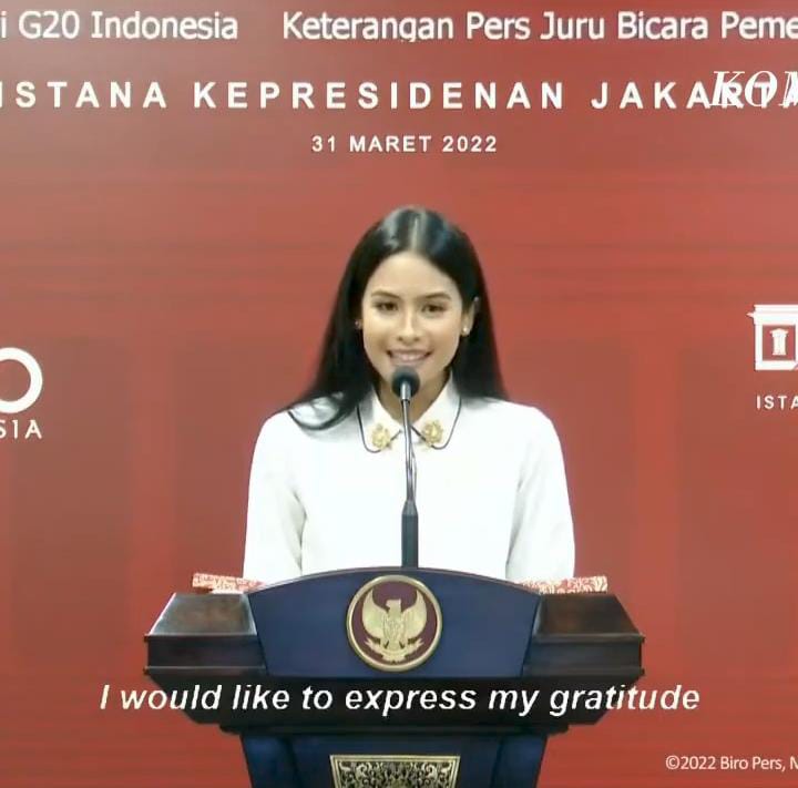 Artis Maudy Ayunda Ditunjuk Jadi Juru Bicara di Presidensi G20 Indonesia 2022, Ini Fakta Menariknya