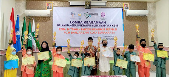 Sambut Muktamar Muhammadiyah, PCM Banjarsari Solo Gelar Lomba Keagamaan Antar TPA