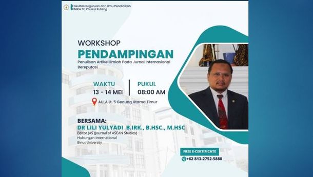 FKIP Unika St Paulus Ruteng Gelar Workshop Perkuat Kapasitas Publikasi Dosen pada Jurnal Bereputasi