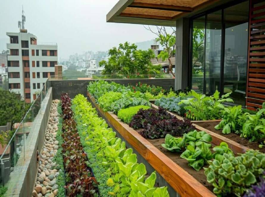 terrace vegetable garden ideas in india