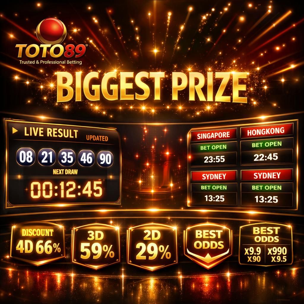 TOTO89 🎱 Platform Bandar Togel Online Terpercaya Dengan Hadiah Terbesar