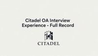 Citadel One-acre land | Full record of Citadel OA interview | Three questions + high-frequency test points + experience sharing!