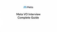 Meta VO interview guide｜Coding + System Design high-frequency real question sharing