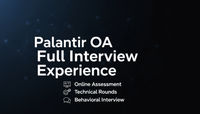 比题本身更难的是节奏！ Palantir OA 最新实战复盘，一次讲清