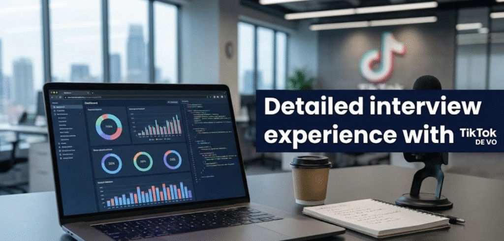 Tiktok DE 三轮 VO 超详细面经｜技术深挖 + 建模推导 + 压力节奏全记录