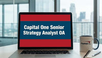 Capital One Senior Strategy Analyst OA 实战记录