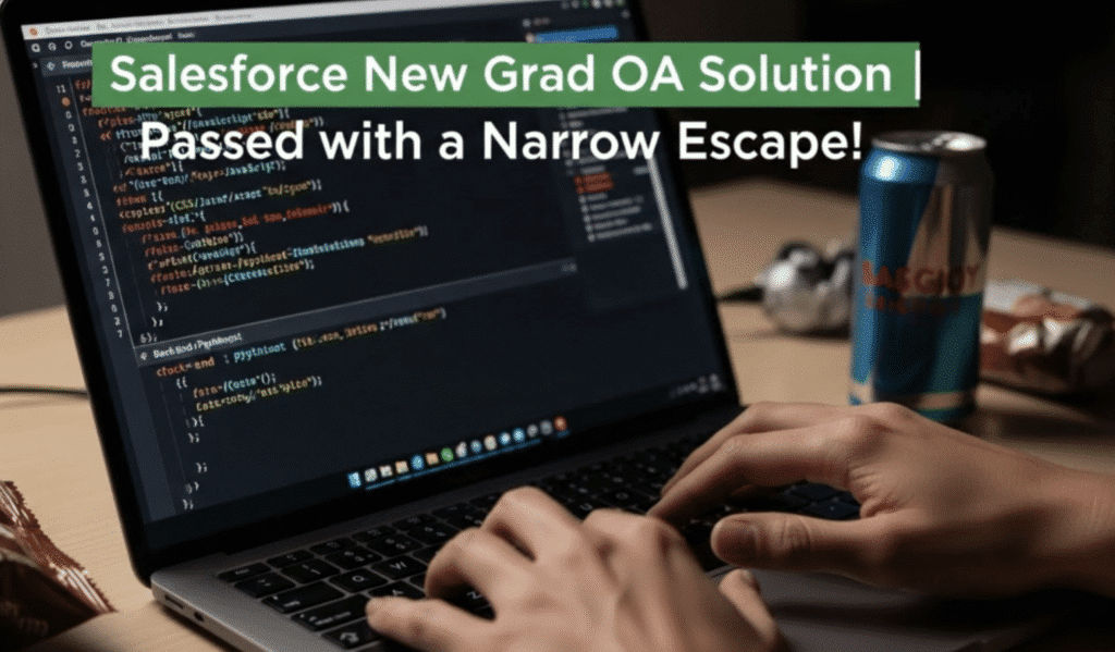 Salesforce new grad OA solution | 惊险过关！附前后端真题深度解析