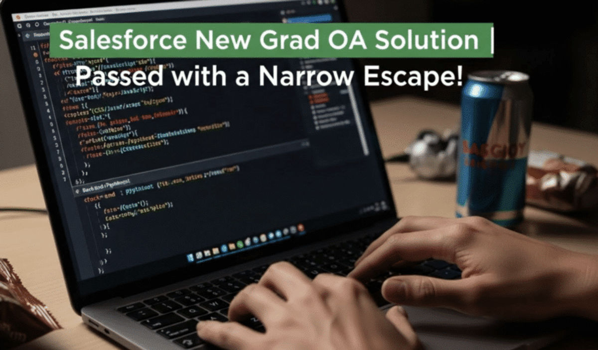 Salesforce new grad OA solution | 惊险过关!附前后端真题深度解析 - VO代面试 | 面试辅助 | VO辅助 | OA辅助 | Hackerrank作弊检测 | 代面试 | OA代写 Salesforce new grad OA solution | 惊险过关!附前后端真题深度解析