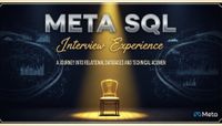 Meta SQL 面试真实面经｜我以为是基础题，结果最后一问把节奏彻底打乱