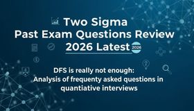 Two Sigma 真题复盘 2026最新｜DFS 真的不够用，量化面试高频考察解析